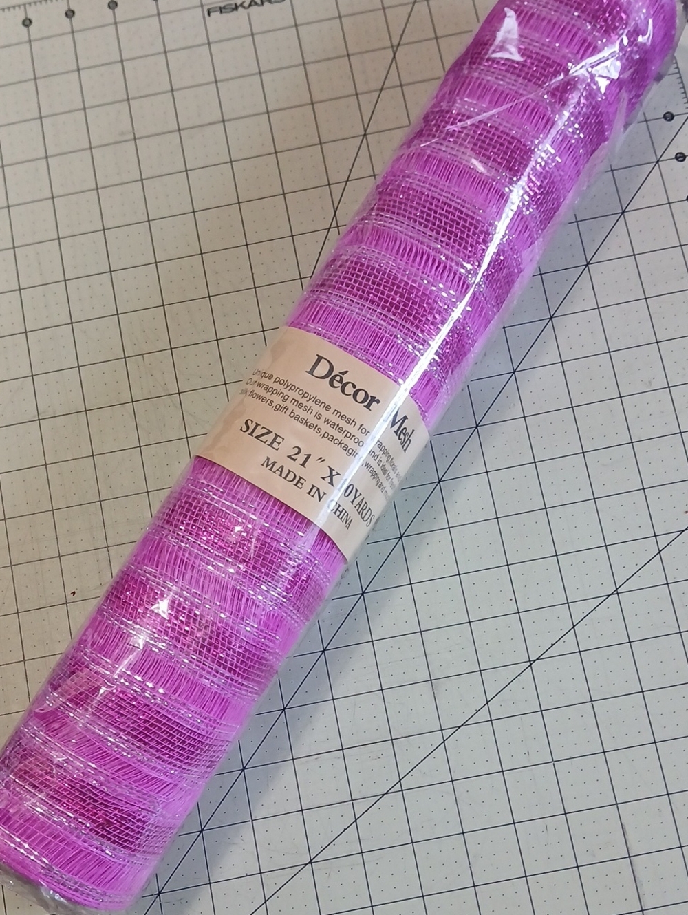 Deco Mesh - Hot Pink
